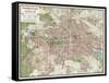 Map of Berlin, 1902-null-Framed Stretched Canvas