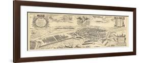 Map of Berlin and Coelln, 1688-Joh. Bernhard Schultz-Framed Premium Giclee Print