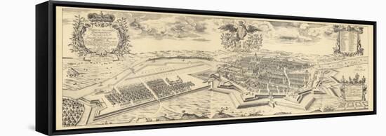 Map of Berlin and Coelln, 1688-Joh. Bernhard Schultz-Framed Stretched Canvas