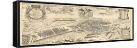 Map of Berlin and Coelln, 1688-Joh. Bernhard Schultz-Framed Stretched Canvas