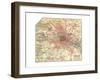 Map of Berlin (C. 1900), Maps-Encyclopaedia Britannica-Framed Giclee Print