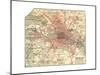 Map of Berlin (C. 1900), Maps-Encyclopaedia Britannica-Mounted Giclee Print