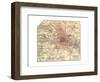 Map of Berlin (C. 1900), Maps-Encyclopaedia Britannica-Framed Giclee Print