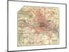 Map of Berlin (C. 1900), Maps-Encyclopaedia Britannica-Mounted Giclee Print