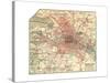 Map of Berlin (C. 1900), Maps-Encyclopaedia Britannica-Stretched Canvas