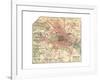 Map of Berlin (C. 1900), Maps-Encyclopaedia Britannica-Framed Giclee Print