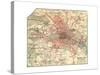 Map of Berlin (C. 1900), Maps-Encyclopaedia Britannica-Stretched Canvas