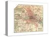 Map of Berlin (C. 1900), Maps-Encyclopaedia Britannica-Stretched Canvas