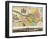 Map of Berlin City. 1740-Georg Matthaus Seutter-Framed Giclee Print