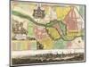 Map of Berlin City. 1740-Georg Matthaus Seutter-Mounted Giclee Print