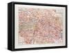 Map of Berlin Germany 1899-null-Framed Stretched Canvas