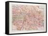 Map of Berlin Germany 1899-null-Framed Stretched Canvas