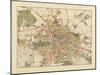 Map of Berlin, Printed by C.L. Keller, Berlin, 1890-Jul. Straube-Mounted Giclee Print