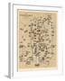 Map of Berlin, Published by Carl Glueck Verlag, Berlin, 1860-German School-Framed Giclee Print