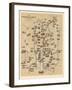 Map of Berlin, Published by Carl Glueck Verlag, Berlin, 1860-German School-Framed Giclee Print