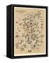 Map of Berlin, Published by Carl Glueck Verlag, Berlin, 1860-German School-Framed Stretched Canvas