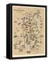 Map of Berlin, Published by Carl Glueck Verlag, Berlin, 1860-German School-Framed Stretched Canvas