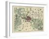 Map of Berlin, Published by D. Reimer Verlag, Berlin, 1871-Leopold Kraatz-Framed Giclee Print