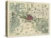 Map of Berlin, Published by D. Reimer Verlag, Berlin, 1871-Leopold Kraatz-Stretched Canvas