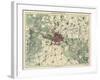 Map of Berlin, Published by D. Reimer Verlag, Berlin, 1871-Leopold Kraatz-Framed Giclee Print