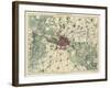 Map of Berlin, Published by D. Reimer Verlag, Berlin, 1871-Leopold Kraatz-Framed Giclee Print