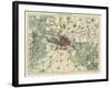 Map of Berlin, Published by D. Reimer Verlag, Berlin, 1871-Leopold Kraatz-Framed Giclee Print