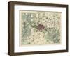 Map of Berlin, Published by D. Reimer Verlag, Berlin, 1871-Leopold Kraatz-Framed Giclee Print