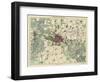 Map of Berlin, Published by D. Reimer Verlag, Berlin, 1871-Leopold Kraatz-Framed Giclee Print