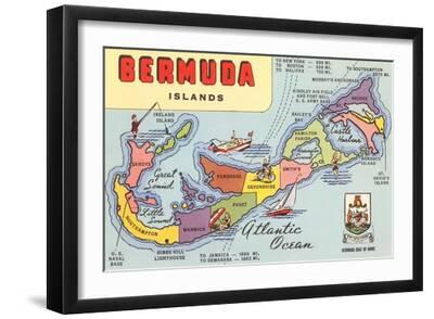 Map of Bermuda Islands' Art | AllPosters.com