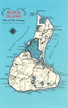 Block Island Maine Map Block Island Maine Map