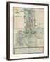 Map of Boccadifalco Area, Palermo, Italy-null-Framed Giclee Print