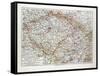 Map of Bohemia (Czech Republic) 1899-null-Framed Stretched Canvas