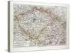 Map of Bohemia (Czech Republic) 1899-null-Stretched Canvas