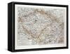 Map of Bohemia (Czech Republic) 1899-null-Framed Stretched Canvas