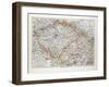 Map of Bohemia (Czech Republic) 1899-null-Framed Giclee Print