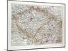 Map of Bohemia (Czech Republic) 1899-null-Mounted Giclee Print