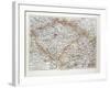 Map of Bohemia (Czech Republic) 1899-null-Framed Giclee Print