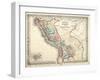 Map of Bolivia and Peru before the War of Pacific, Published in New York, 1878-null-Framed Giclee Print