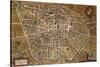 Map of Bologna, 1620, Italy-null-Stretched Canvas