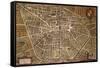 Map of Bologna, 1620, Italy-null-Framed Stretched Canvas