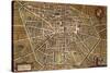 Map of Bologna, 1620, Italy-null-Stretched Canvas