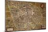 Map of Bologna, 1620, Italy-null-Mounted Giclee Print