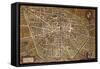 Map of Bologna, 1620, Italy-null-Framed Stretched Canvas