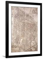 Map of Bologna, 1702, Italy-null-Framed Giclee Print