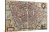 Map of Bologna from Civitates Orbis Terrarum-null-Stretched Canvas