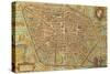 Map of Bologna from Civitates Orbis Terrarum-null-Stretched Canvas