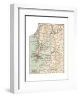 Map of Bombay (C. 1900), Maps-Encyclopaedia Britannica-Framed Giclee Print