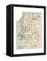 Map of Bombay (C. 1900), Maps-Encyclopaedia Britannica-Framed Stretched Canvas