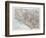 Map of Bosnia and Herzegovina Montenegro Serbia 1899-null-Framed Giclee Print