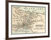 Map of Bosphorus (C. 1900), Maps-Encyclopaedia Britannica-Framed Art Print